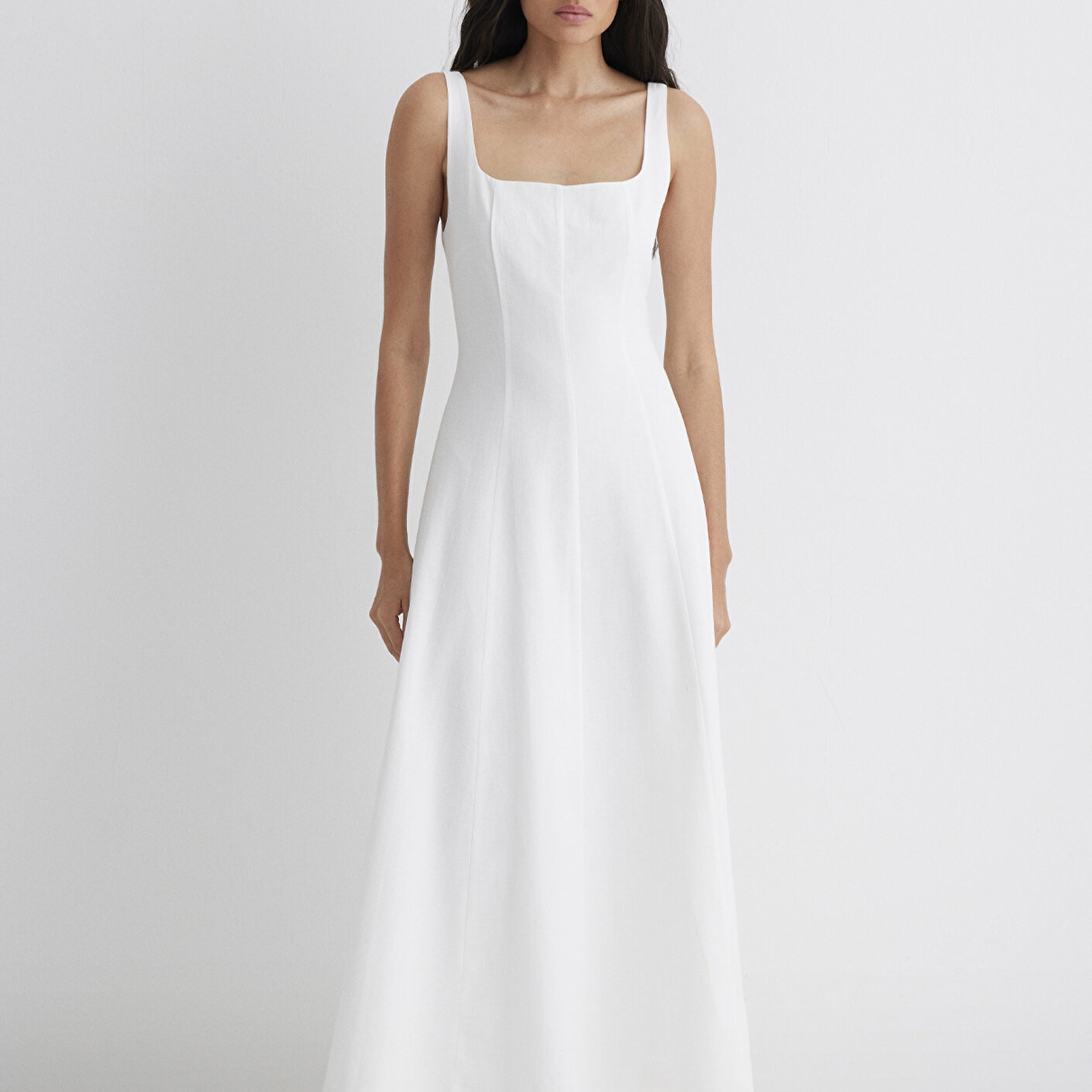 Mavi Beyaz Elbise 1310479-620