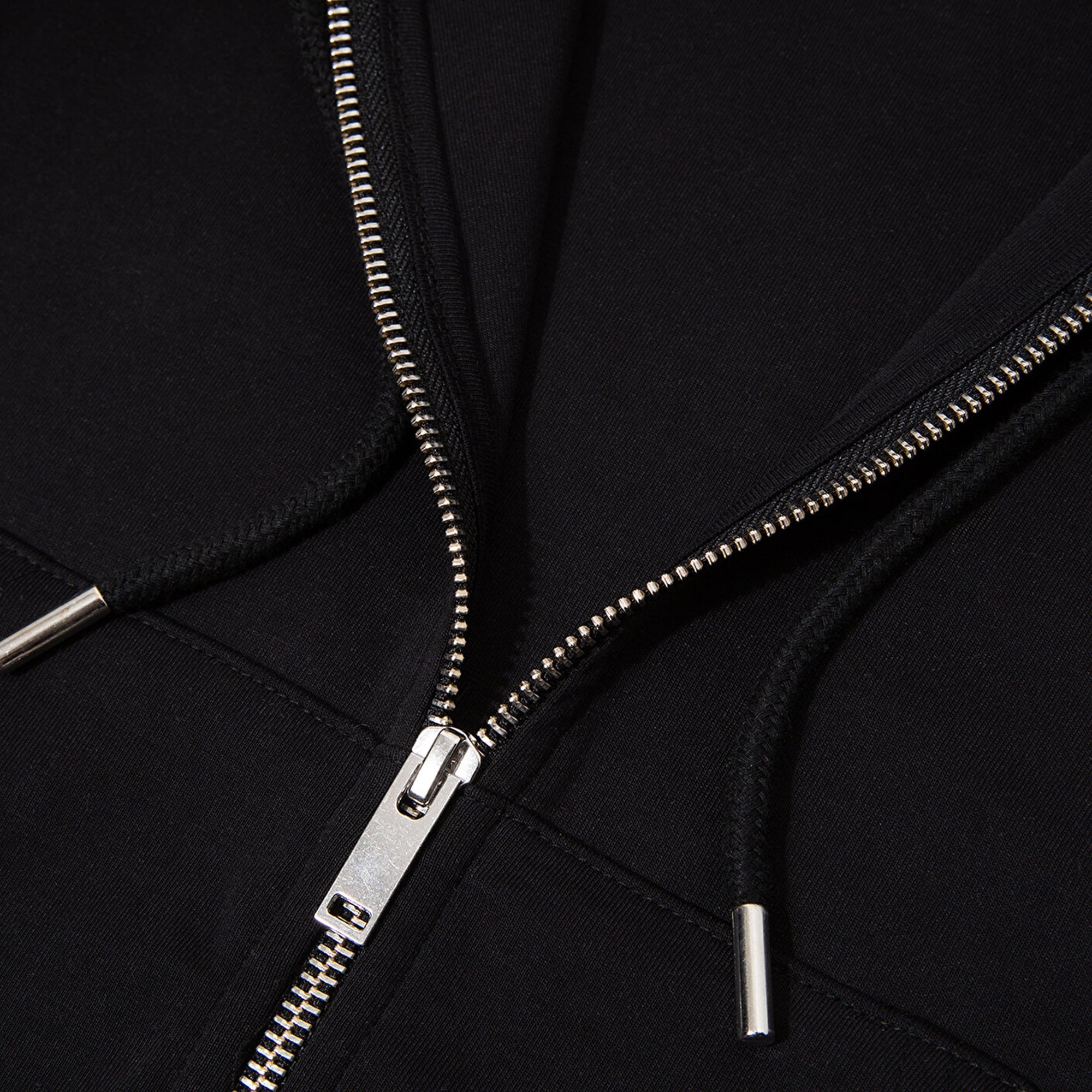 Mavi Kapüşonlu Siyah İnterlok Sweatshirt 1S10424-900