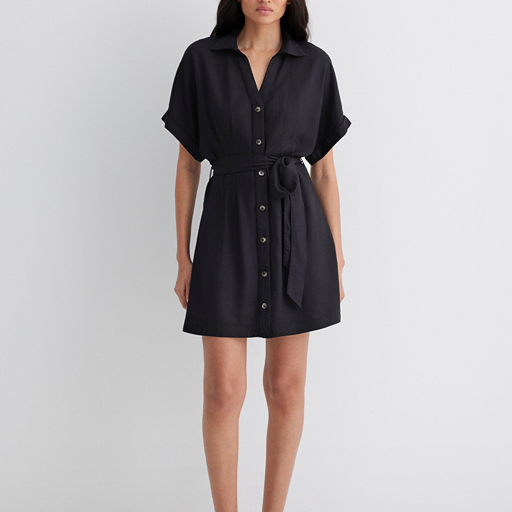 Mavi Siyah Elbise 1310743-900