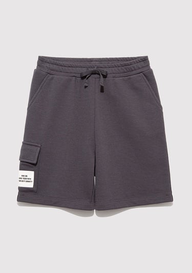 Mavi Antrasit Kargo Şort 6410013-70087