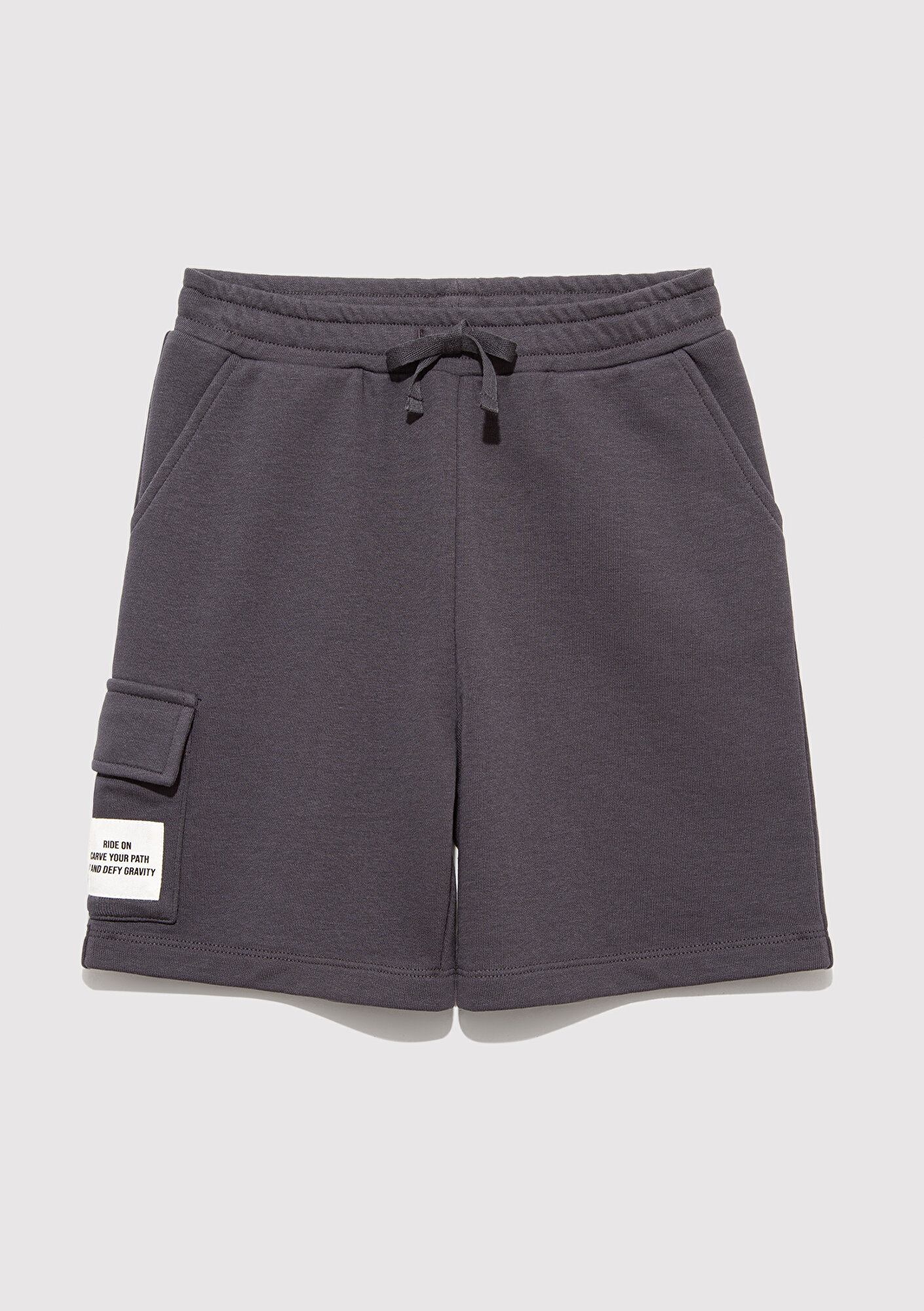  Mavi Antrasit Kargo Şort 6410013-70087