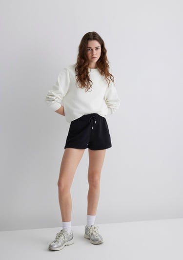  Mavi Siyah Basic Şort 1410152-900