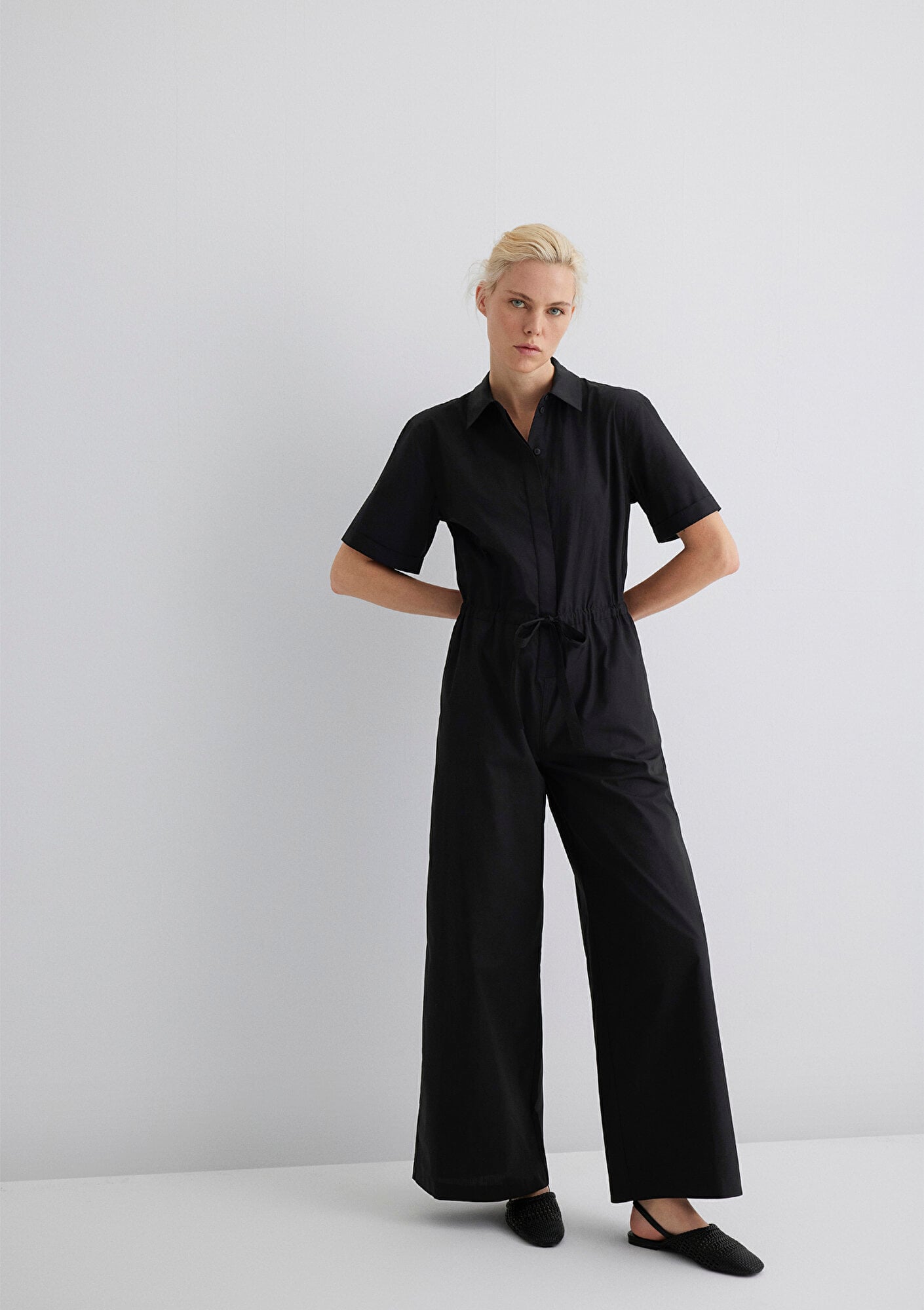  Mavi Siyah Tulum 1011006-900