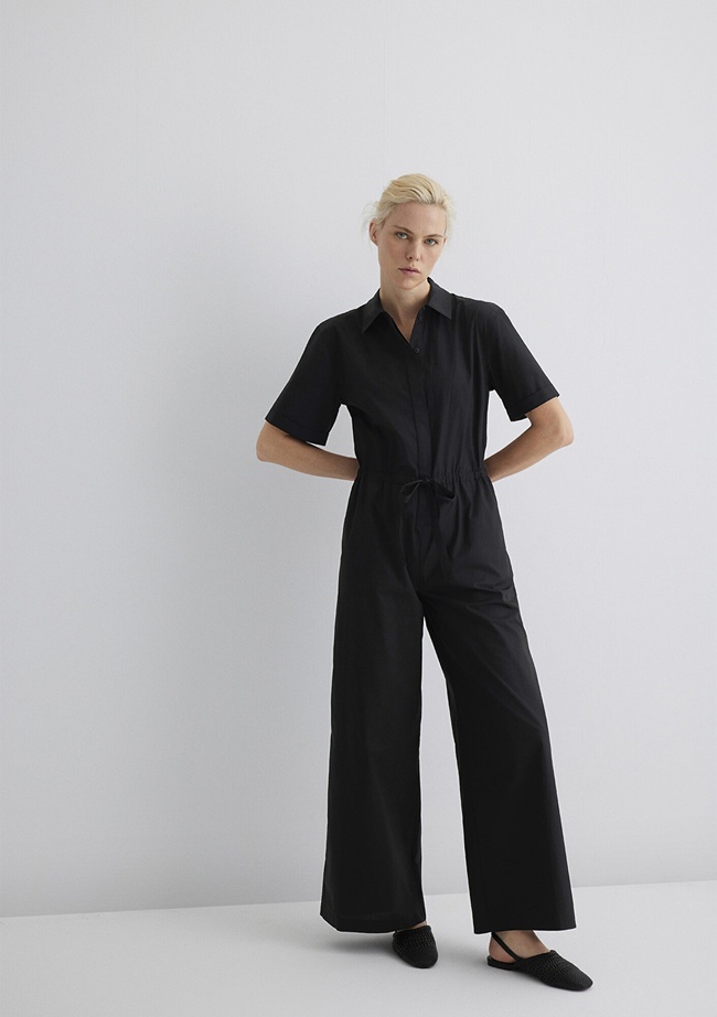  Mavi Siyah Tulum 1011006-900