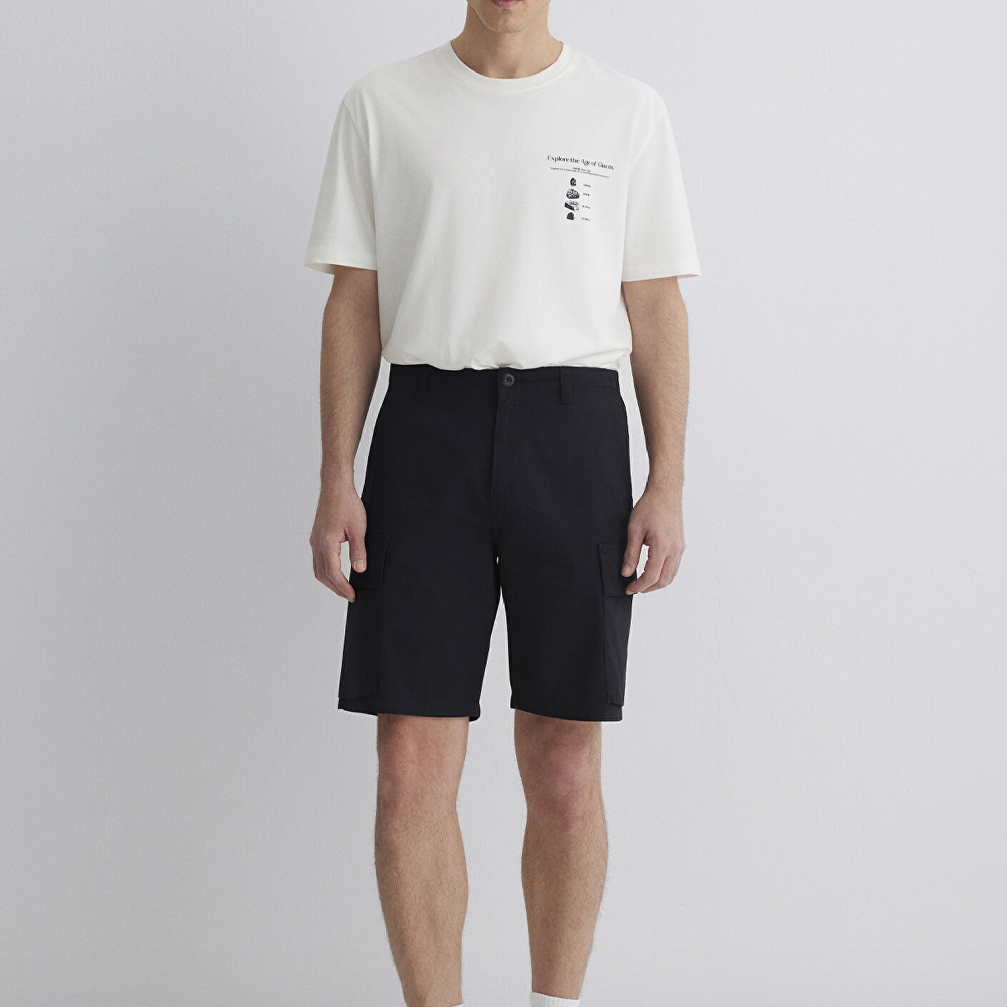 Mavi Siyah Kargo Şort 0410262-900