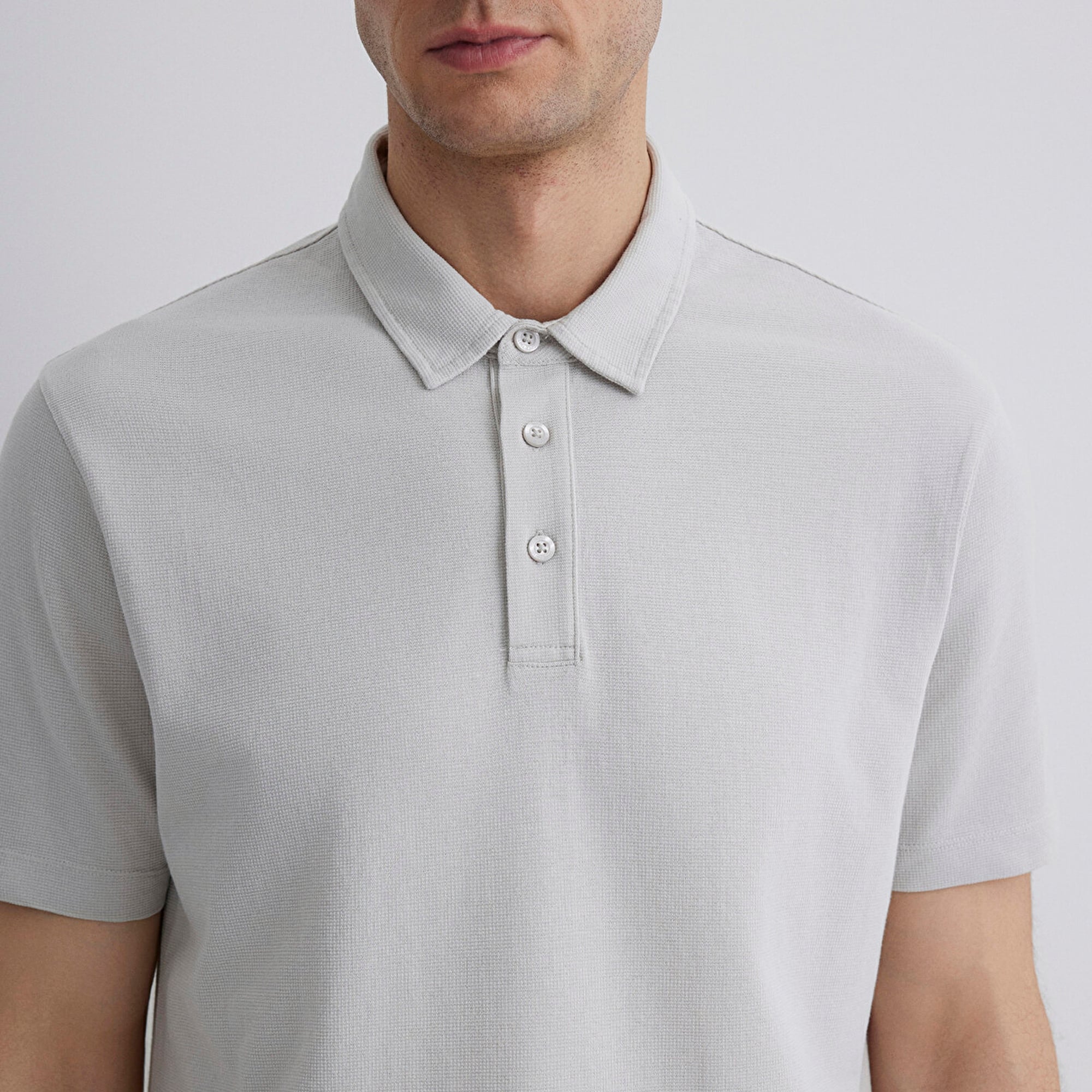 Mavi Gri Polo Tişört Regular Fit / Normal Kesim 0612633-70074