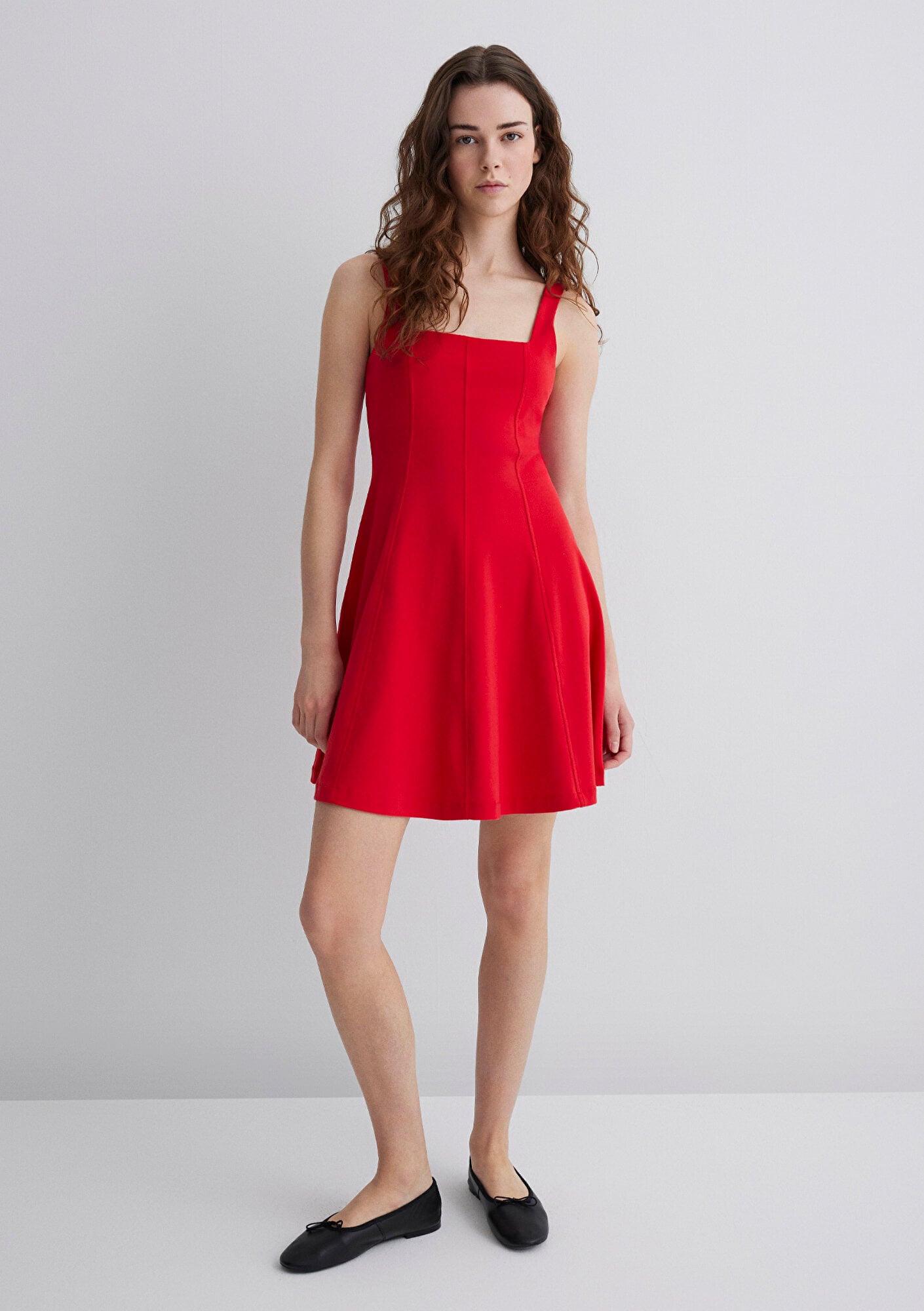  Mavi Kırmızı Elbise 1310679-82580