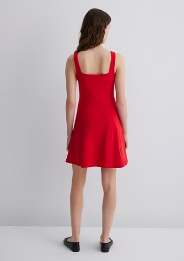  Mavi Kırmızı Elbise 1310679-82580