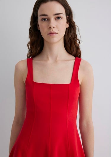  Mavi Kırmızı Elbise 1310679-82580