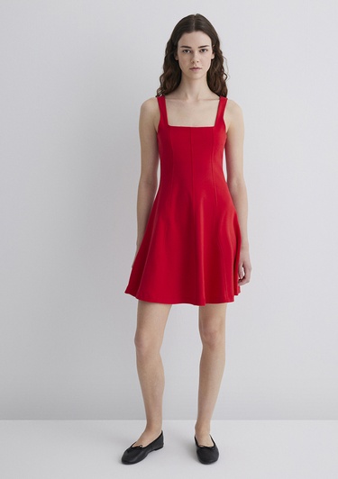  Mavi Kırmızı Elbise 1310679-82580