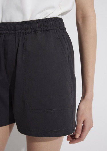  Mavi Antrasit Basic Şort 1410189-70087