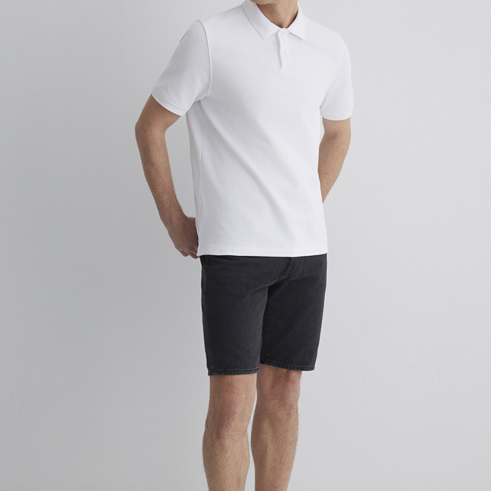 Mavi Beyaz Polo Tişört Regular Fit / Normal Kesim 0612231-620