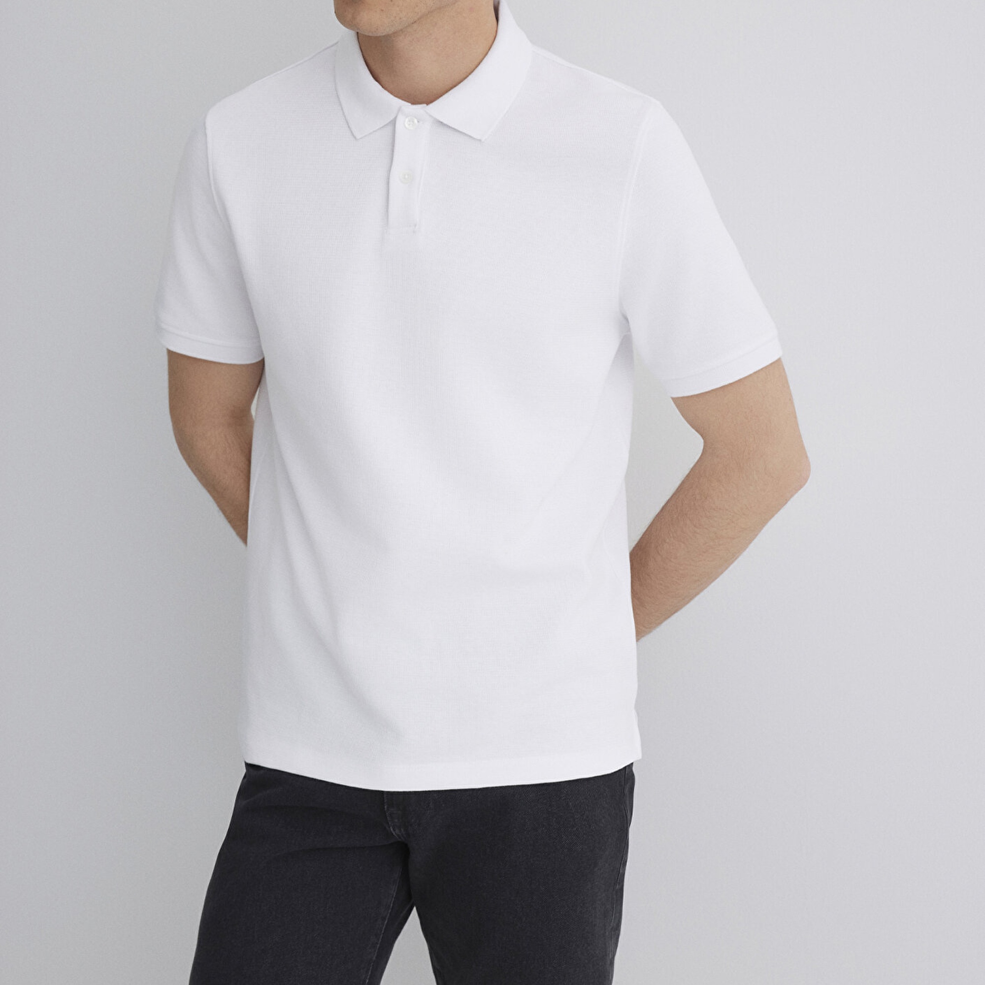 Mavi Beyaz Polo Tişört Regular Fit / Normal Kesim 0612231-620