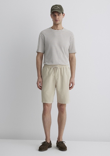  Mavi Kahverengi Şort 0410188-70322