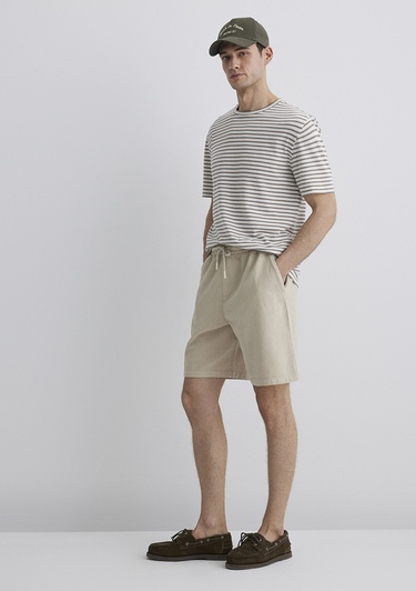  Mavi Kahverengi Şort 0410188-70322