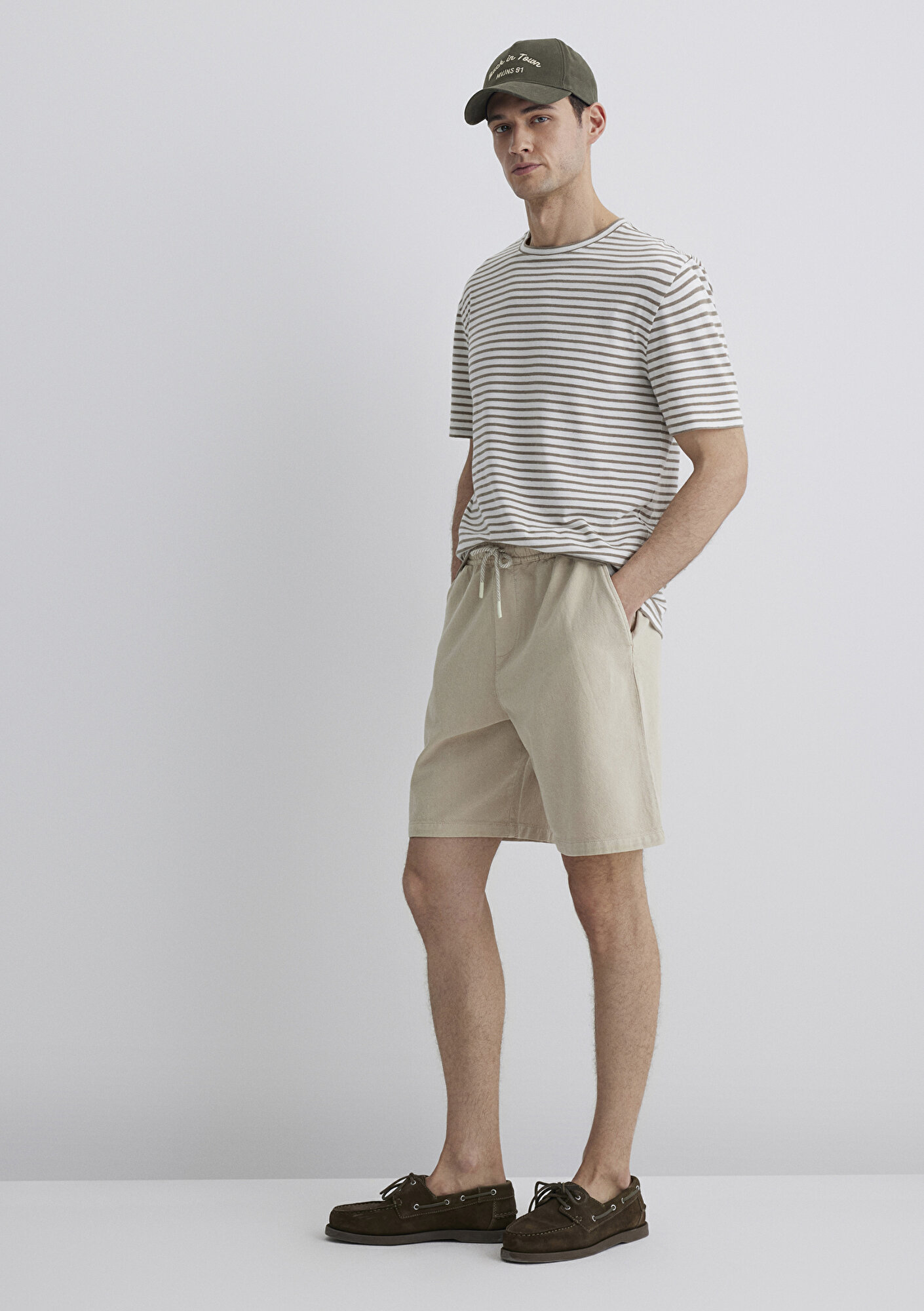  Mavi Kahverengi Şort 0410188-70322