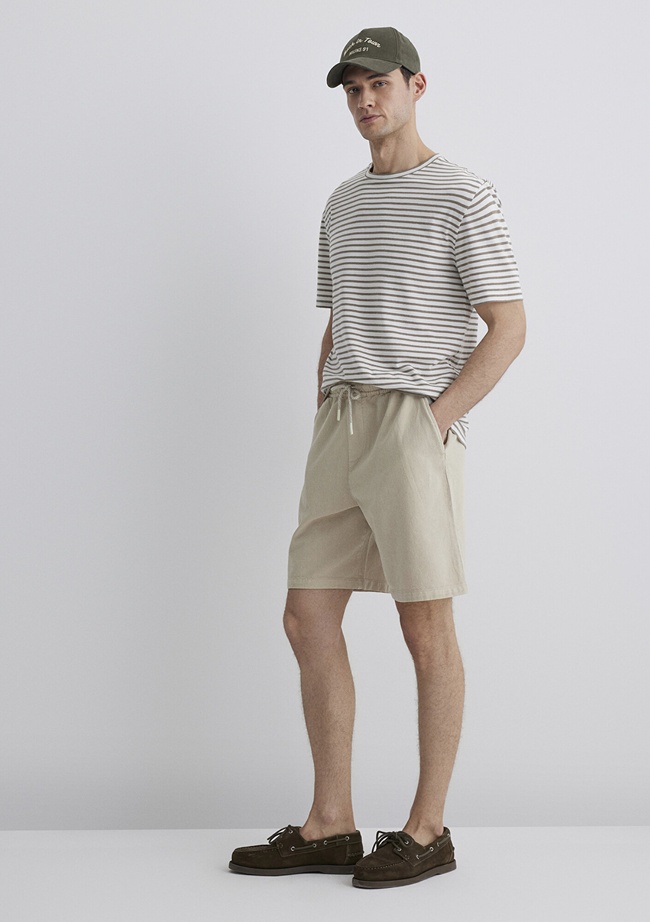  Mavi Kahverengi Şort 0410188-70322