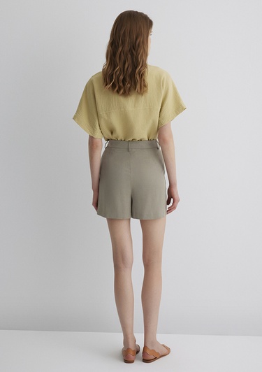  Mavi Lux Touch TENCEL TM Gri Lyocell Şort 1410163-70352