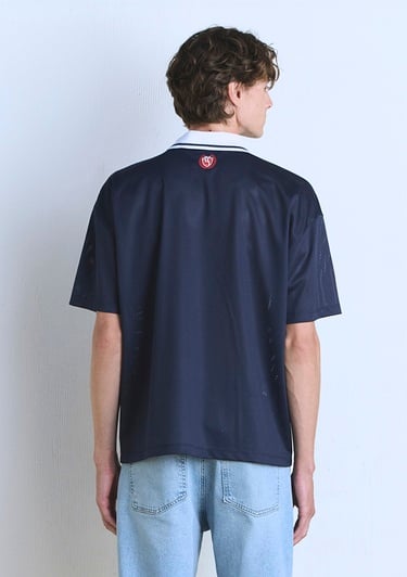  Mavi MVJNS 91 Baskılı Lacivert Forma Tişört Loose Fit / Bol Rahat Kesim 0612778-70487