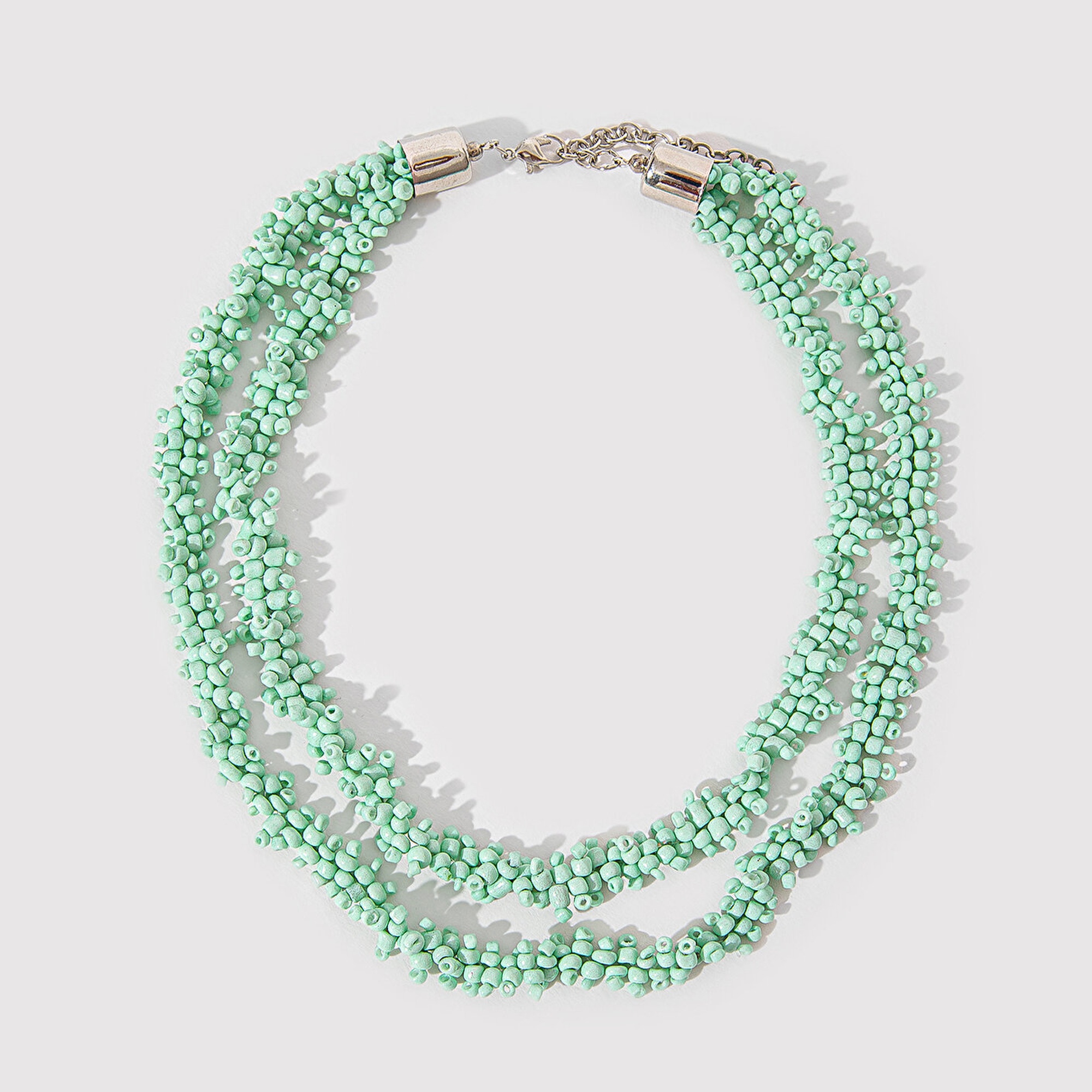 Mavi Yeşil Boncuklu Kolye 1913144-82954