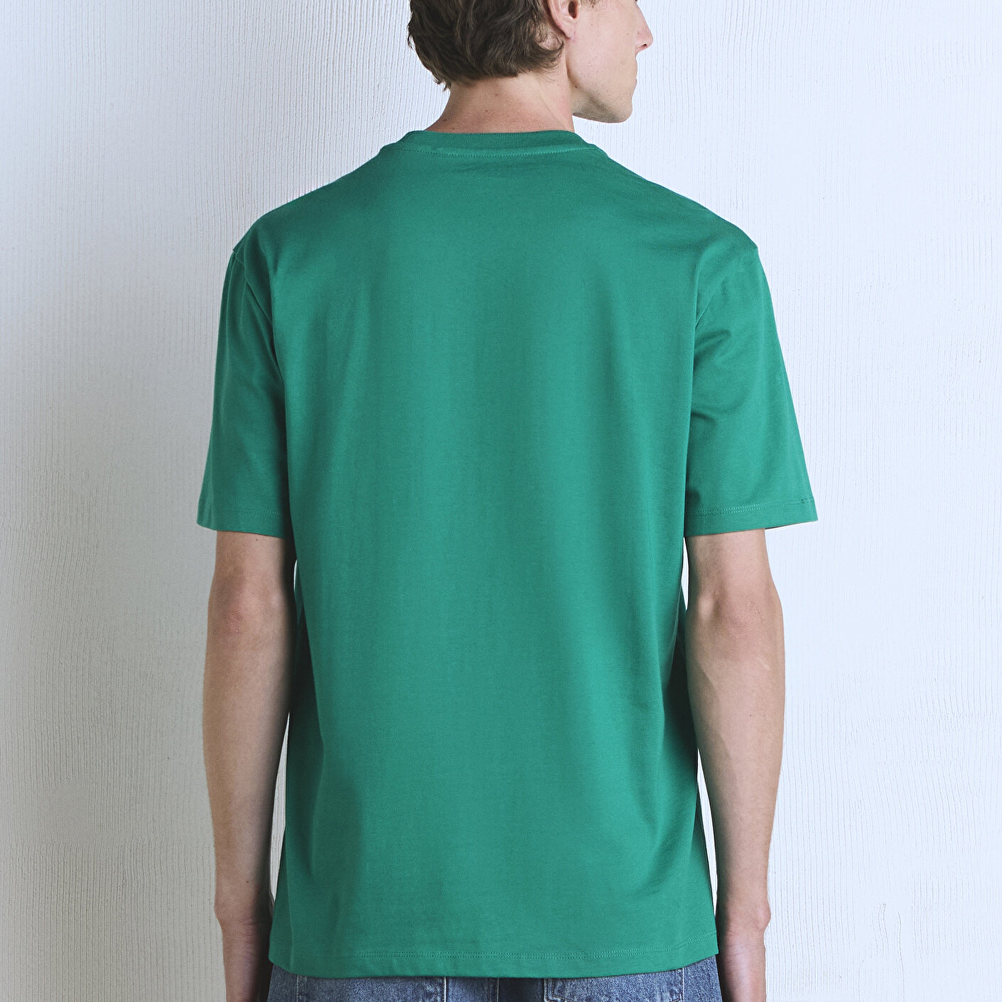 Mavi Ride the Way Baskılı Yeşil Tişört Loose Fit / Bol Rahat Kesim 0612781-71877