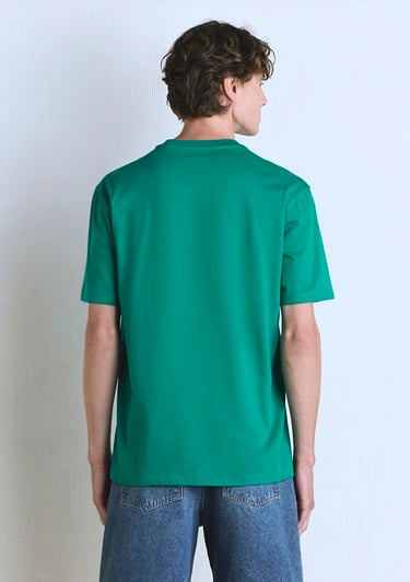  Mavi Ride the Way Baskılı Yeşil Tişört Loose Fit / Bol Rahat Kesim 0612781-71877