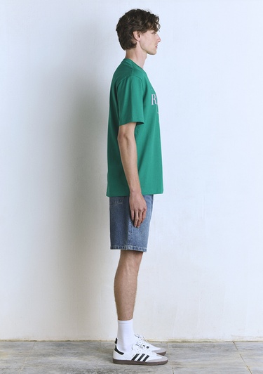  Mavi Ride the Way Baskılı Yeşil Tişört Loose Fit / Bol Rahat Kesim 0612781-71877