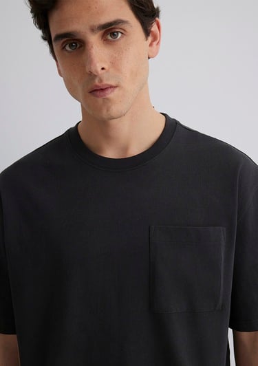  Mavi İstanbul Baskılı Siyah Tişört Relaxed Fit / Rahat Kesim 0613001-71379