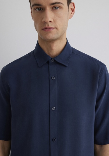  Mavi Lacivert Gömlek Regular Fit / Normal Kesim 0211567-70488