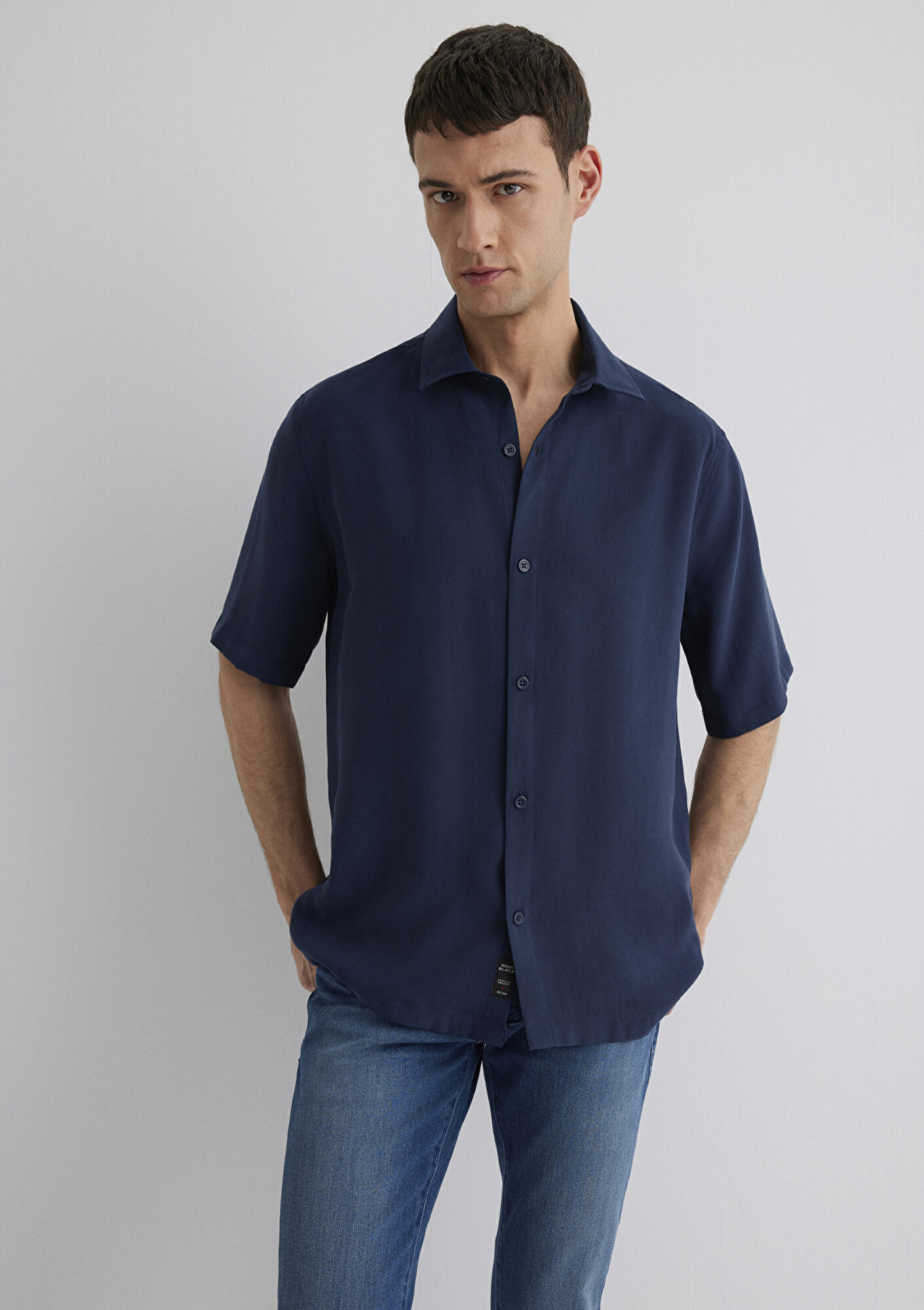  Mavi Lacivert Gömlek Regular Fit / Normal Kesim 0211567-70488