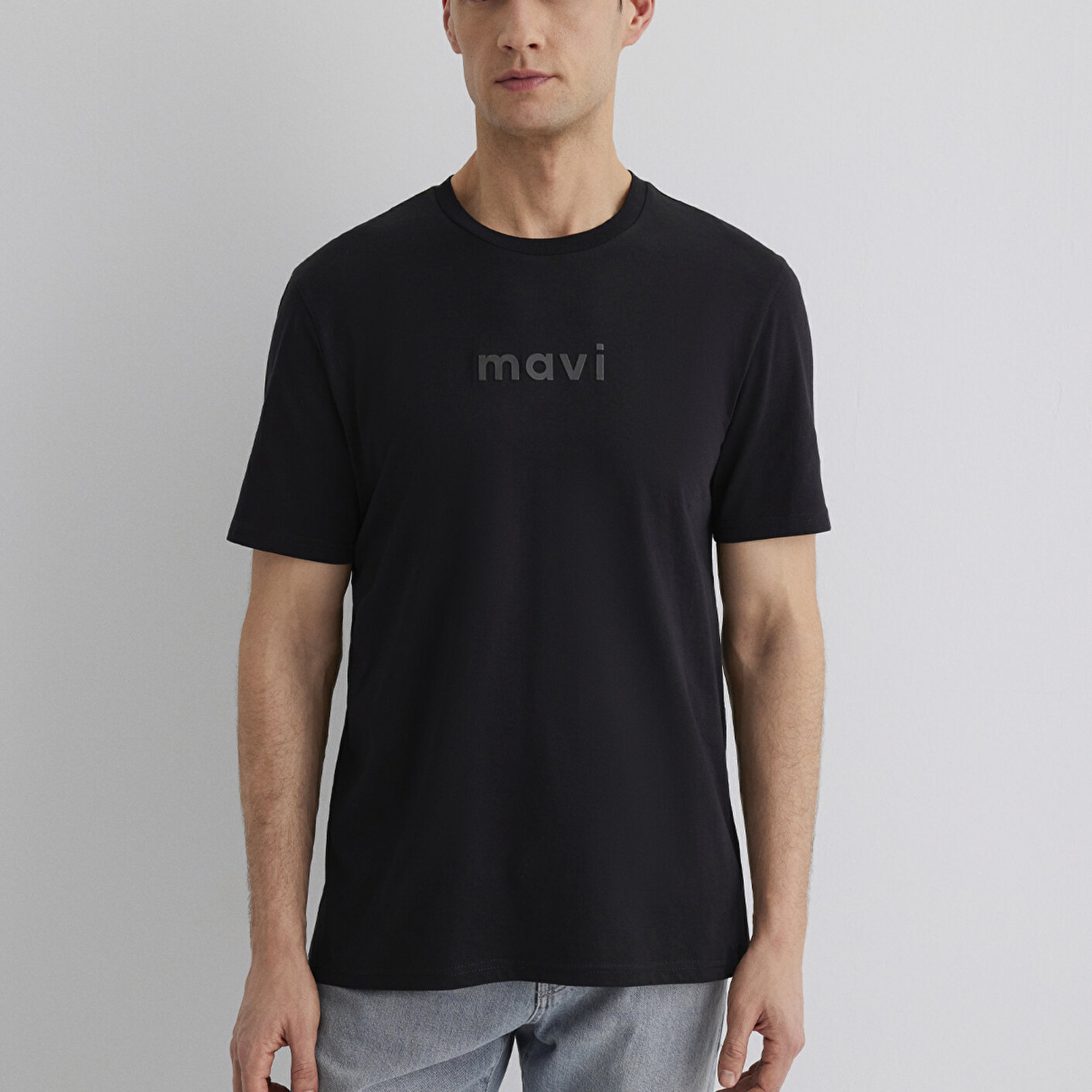 Mavi Mavi Baskılı Siyah Tişört Regular Fit / Normal Kesim 0612732-900
