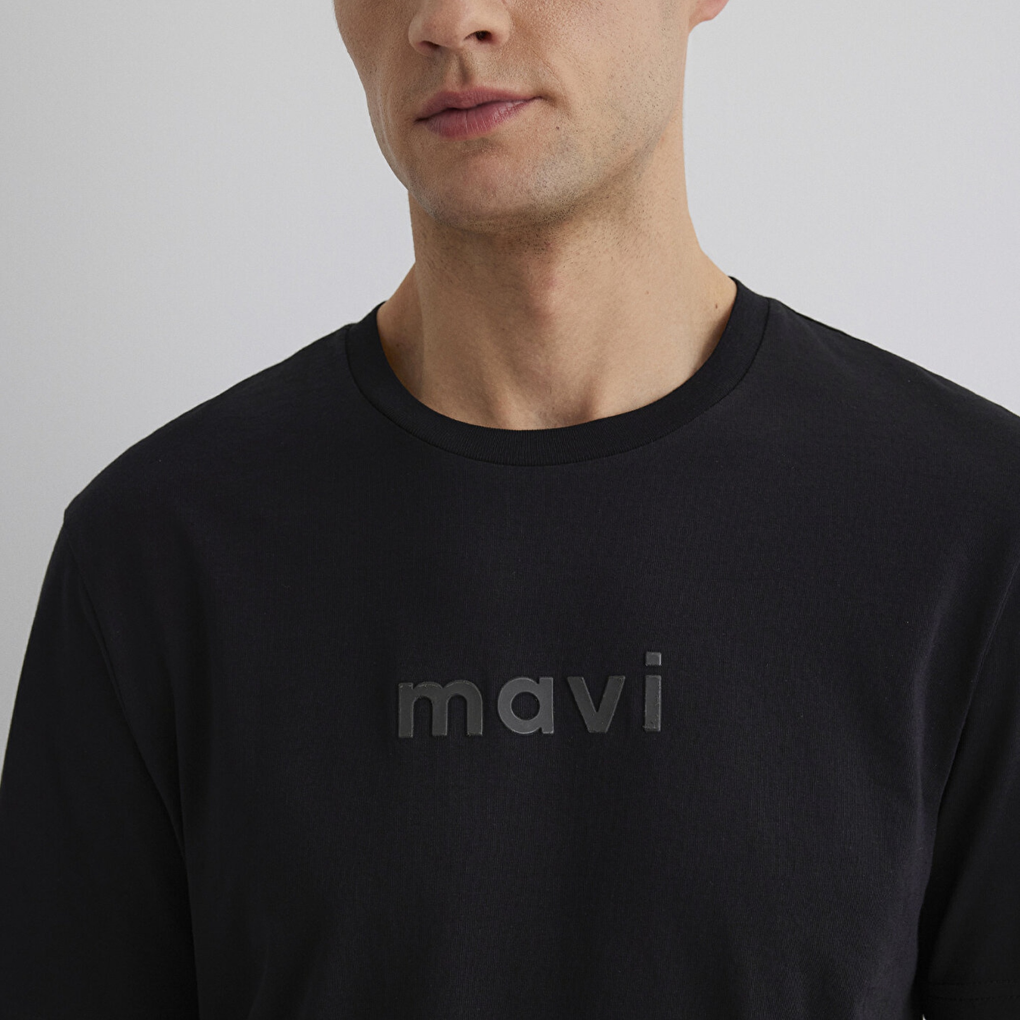 Mavi Mavi Baskılı Siyah Tişört Regular Fit / Normal Kesim 0612732-900