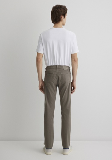  Mavi Marcus Puslu Zeytin Yeşili Comfort Gabardin Pantolon 0035188050