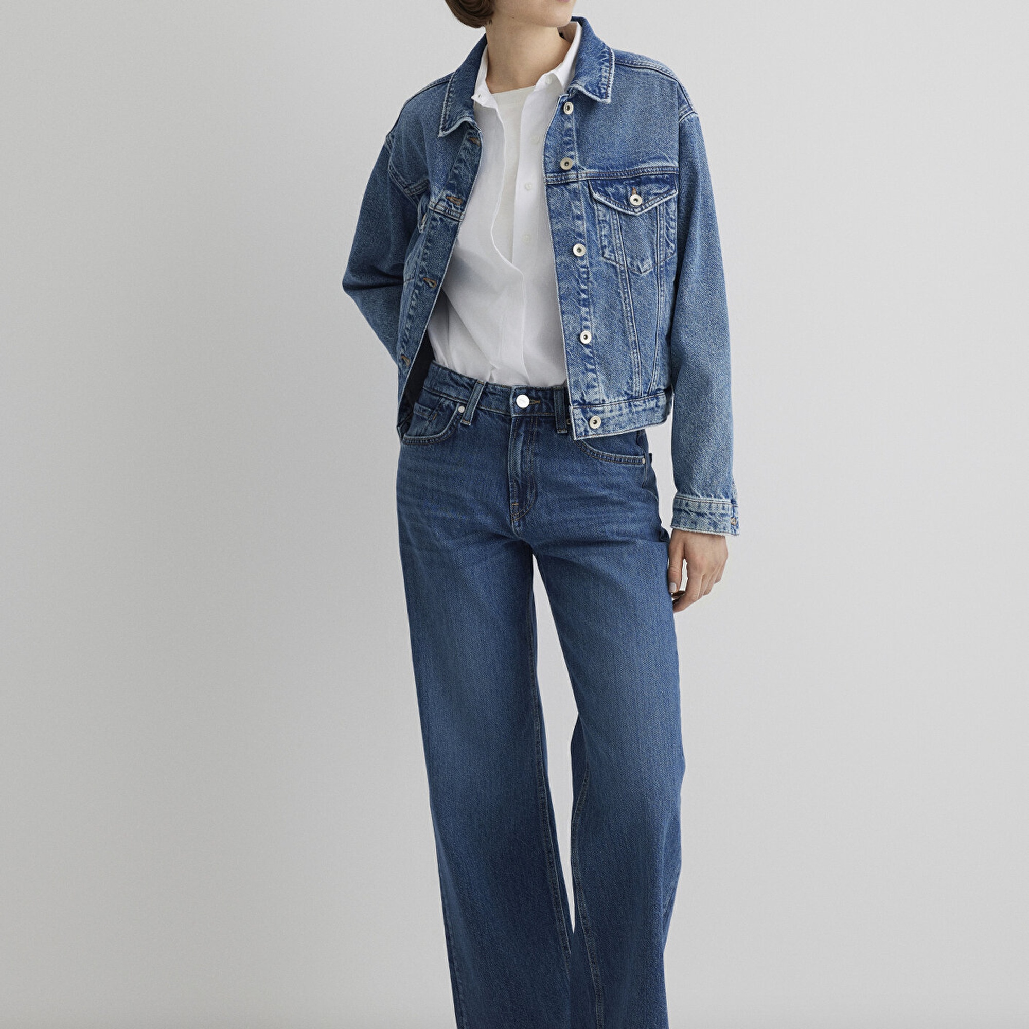 Mavi Megi Mavi Premium Indigo Mavisi Jean Ceket 1110389-89162