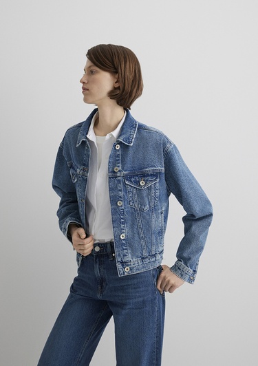  Mavi Megi Mavi Premium Indigo Mavisi Jean Ceket 1110389-89162