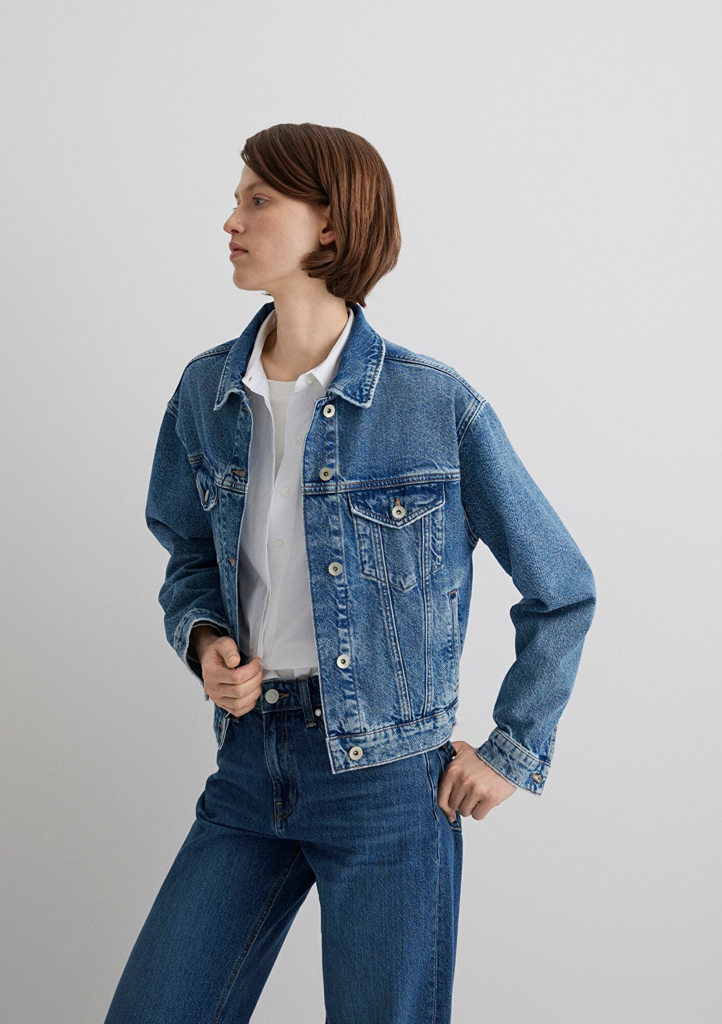  Mavi Megi Mavi Premium Indigo Mavisi Jean Ceket 1110389-89162