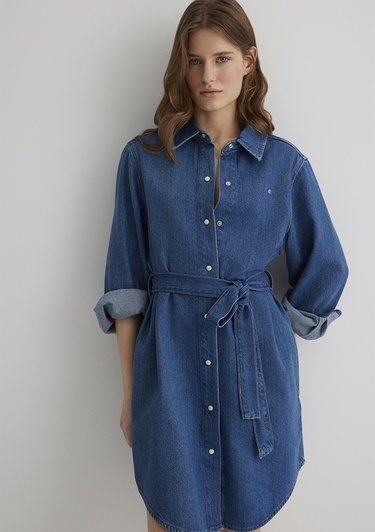  Mavi Bertina Classic Denim Indigo Mavisi Jean Elbise 1310618-89426