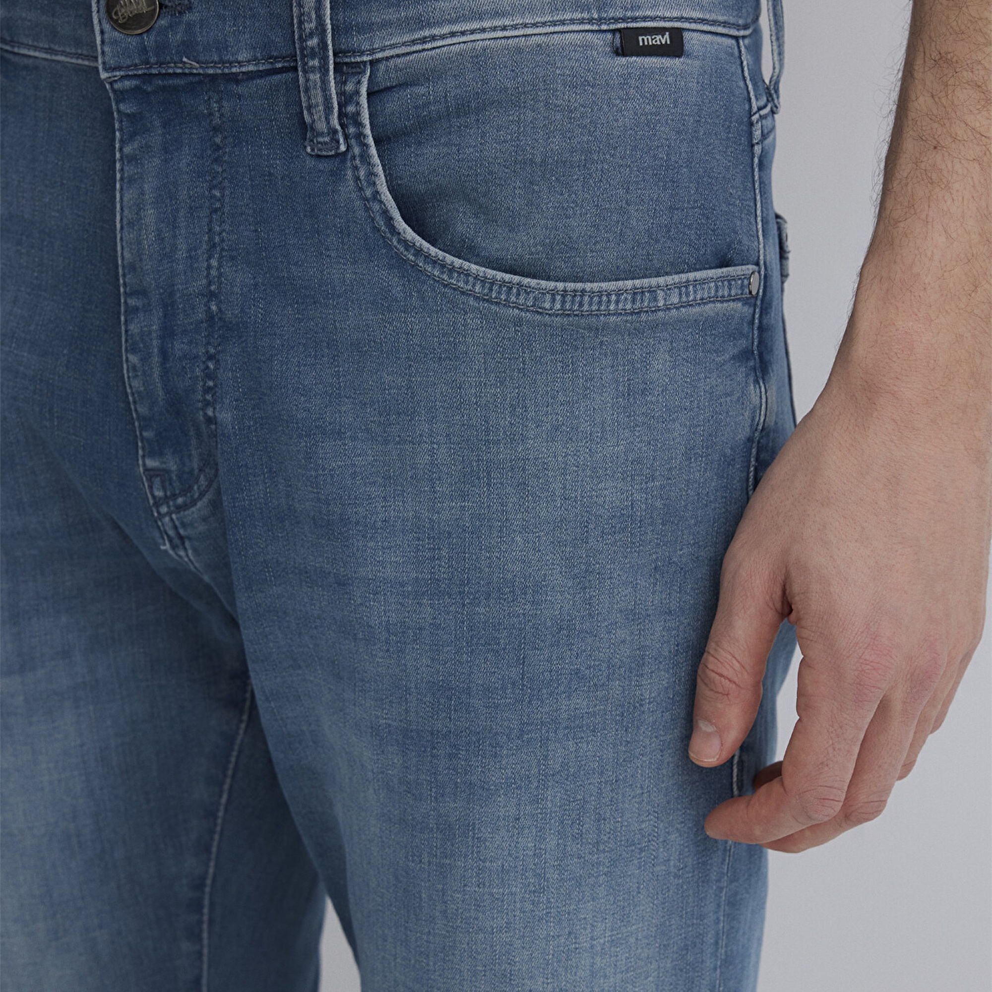 Mavi Marcus Lux Black Puslu İndigo Mavisi Jean Pantolon 0035189560