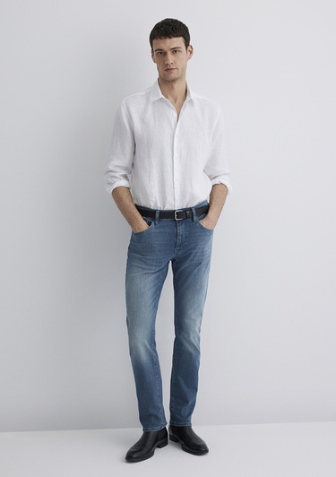  Mavi Marcus Lux Black Puslu İndigo Mavisi Jean Pantolon 0035189560