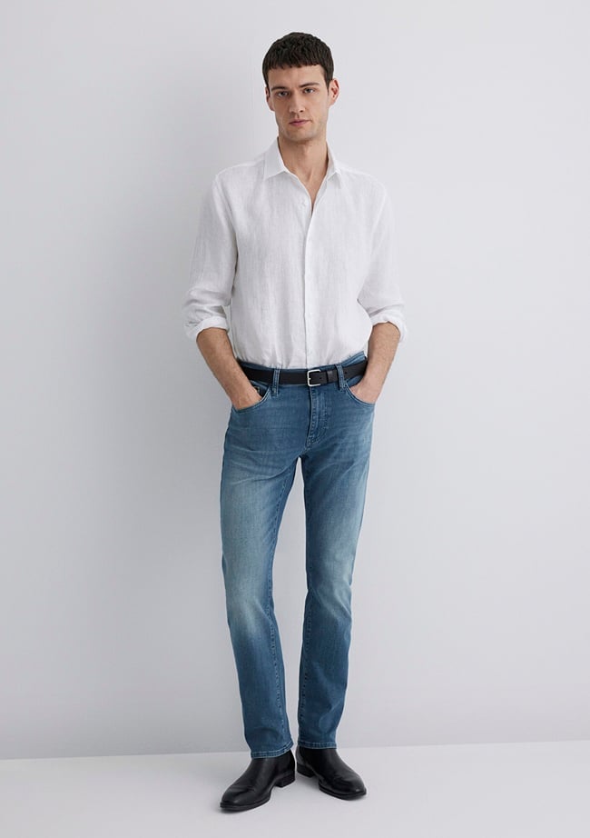  Mavi Marcus Lux Black Puslu İndigo Mavisi Jean Pantolon 0035189560