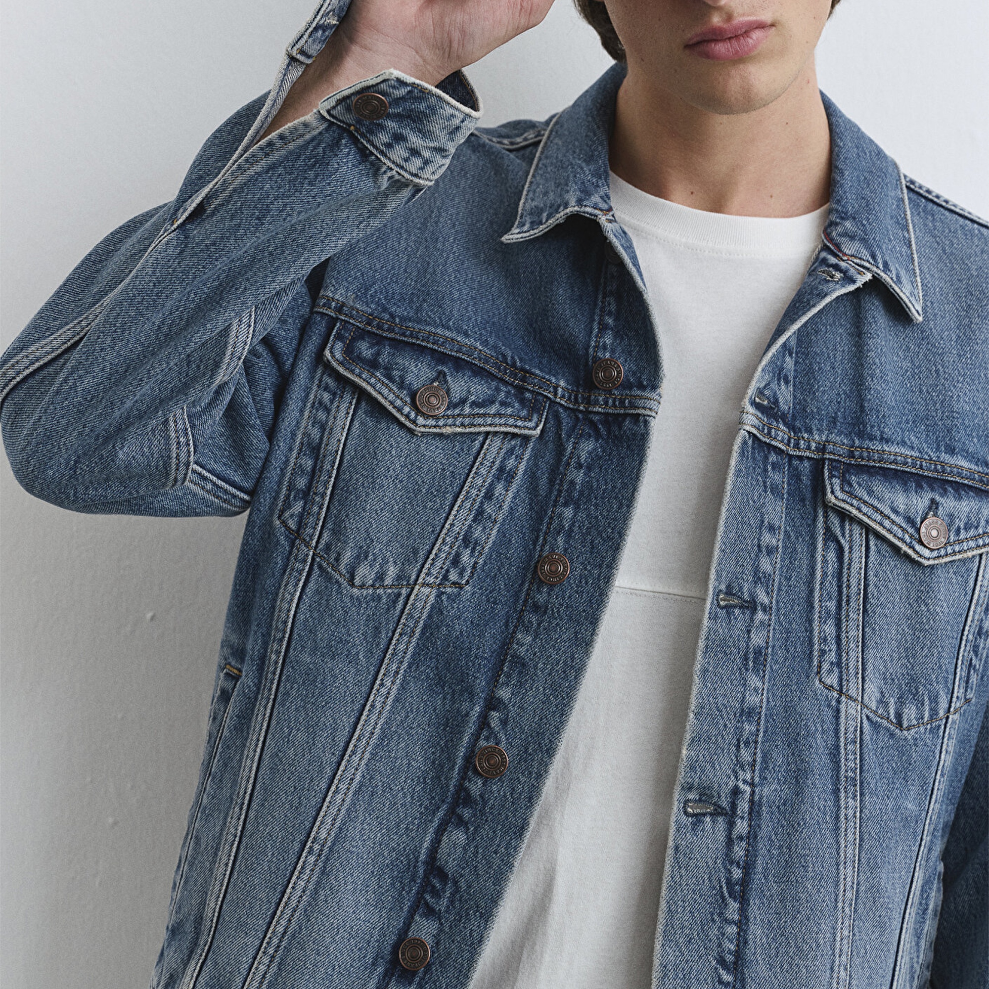 Mavi Ray Classic Denim Vintage İndigo Mavisi Jean Ceket 0110273-89412