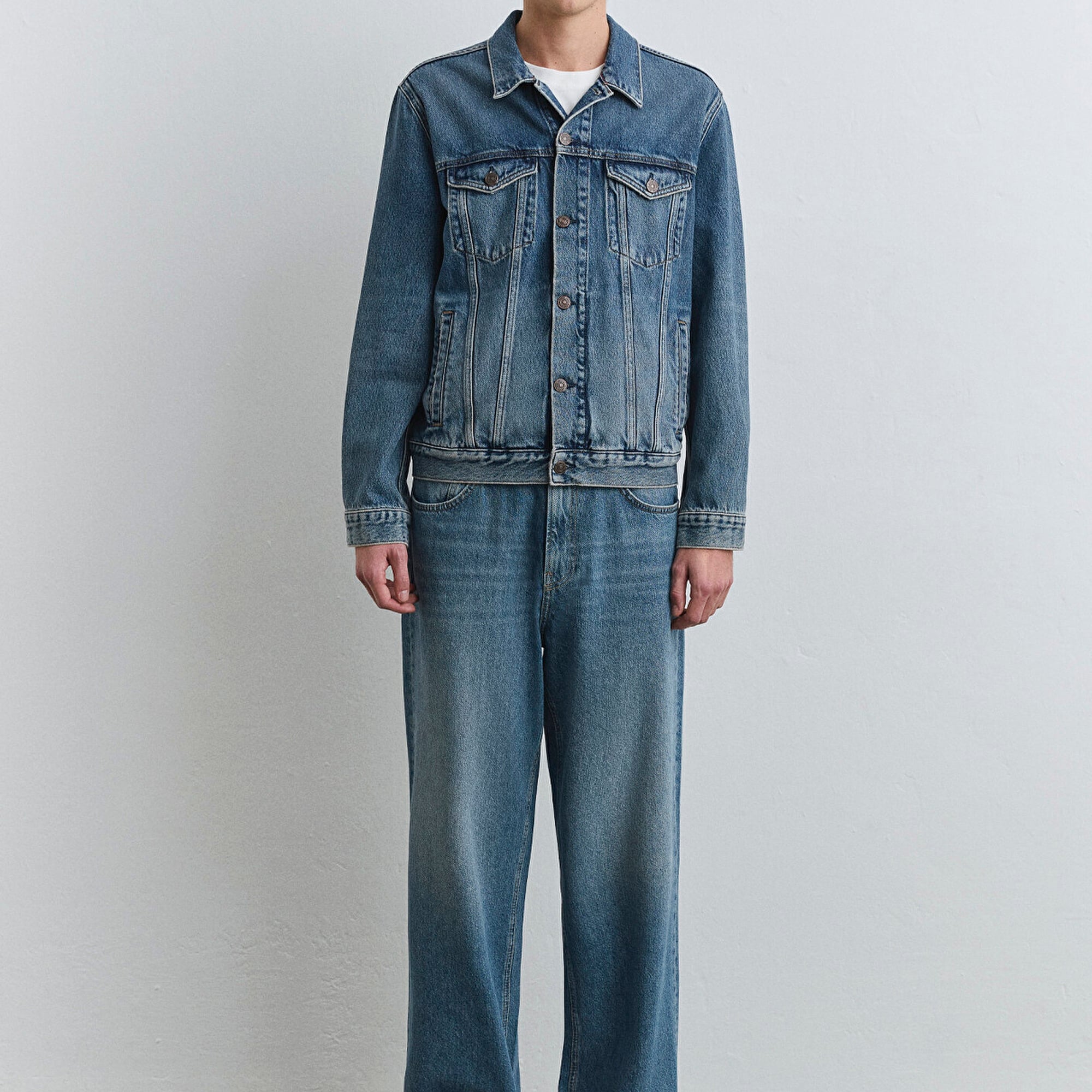 Mavi Ray Classic Denim Vintage İndigo Mavisi Jean Ceket 0110273-89412