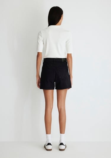  Mavi Verna 90lar Siyah Jean Şort 1410059-87084