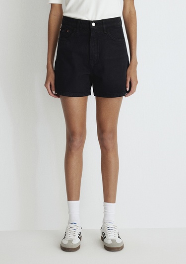  Mavi Verna 90lar Siyah Jean Şort 1410059-87084