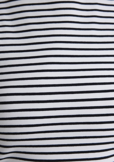  Mavi Çizgili Halter Atlet Crop / Kısa Kesim 1613118-85407