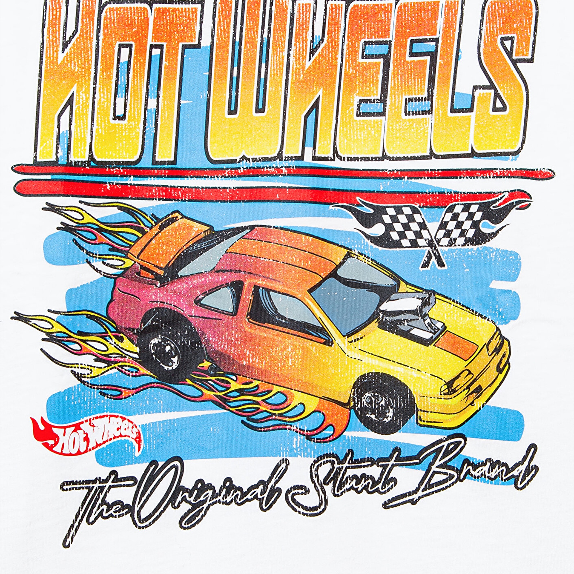 Mavi Hot Wheels Baskılı Ekru Tişört Loose Fit / Bol Rahat Kesim 6610304-70057