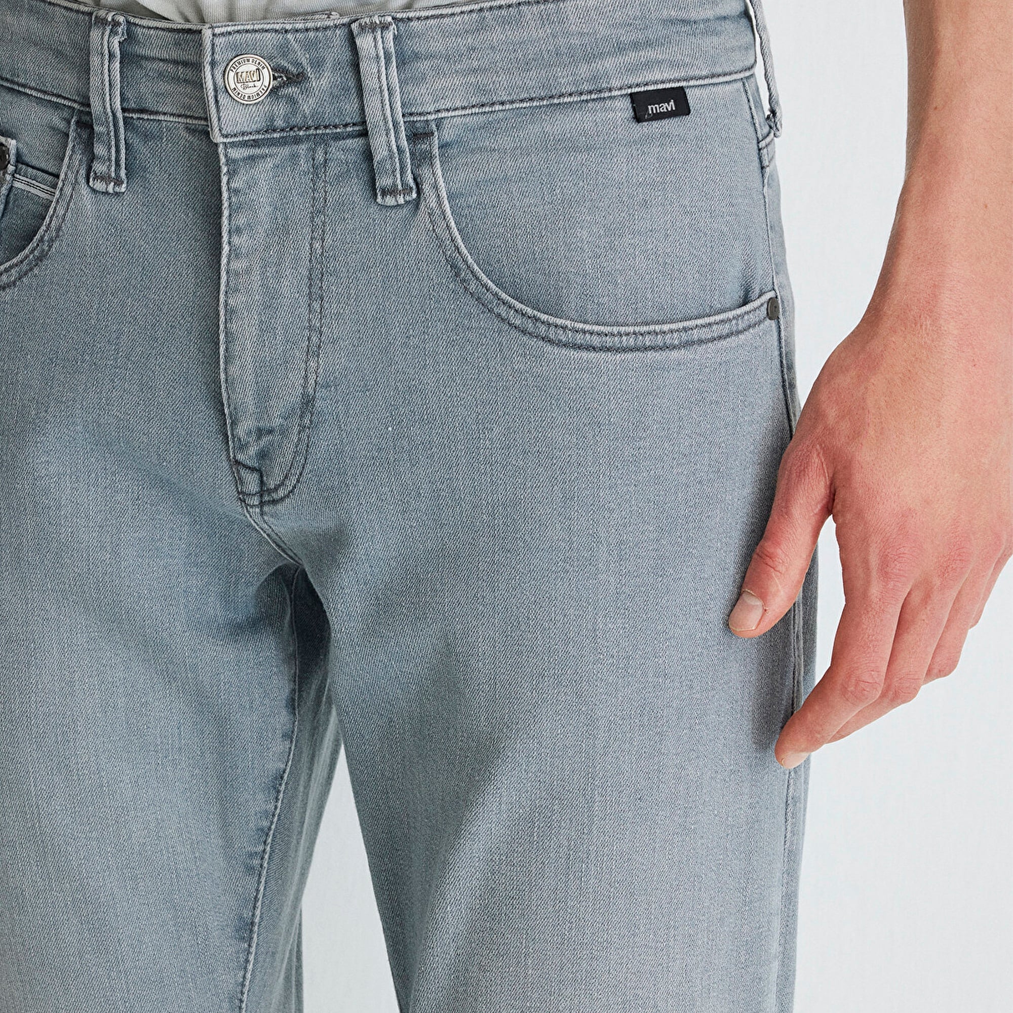 Mavi Marcus Lux Black Açık Gri Jean Pantolon 0035186548