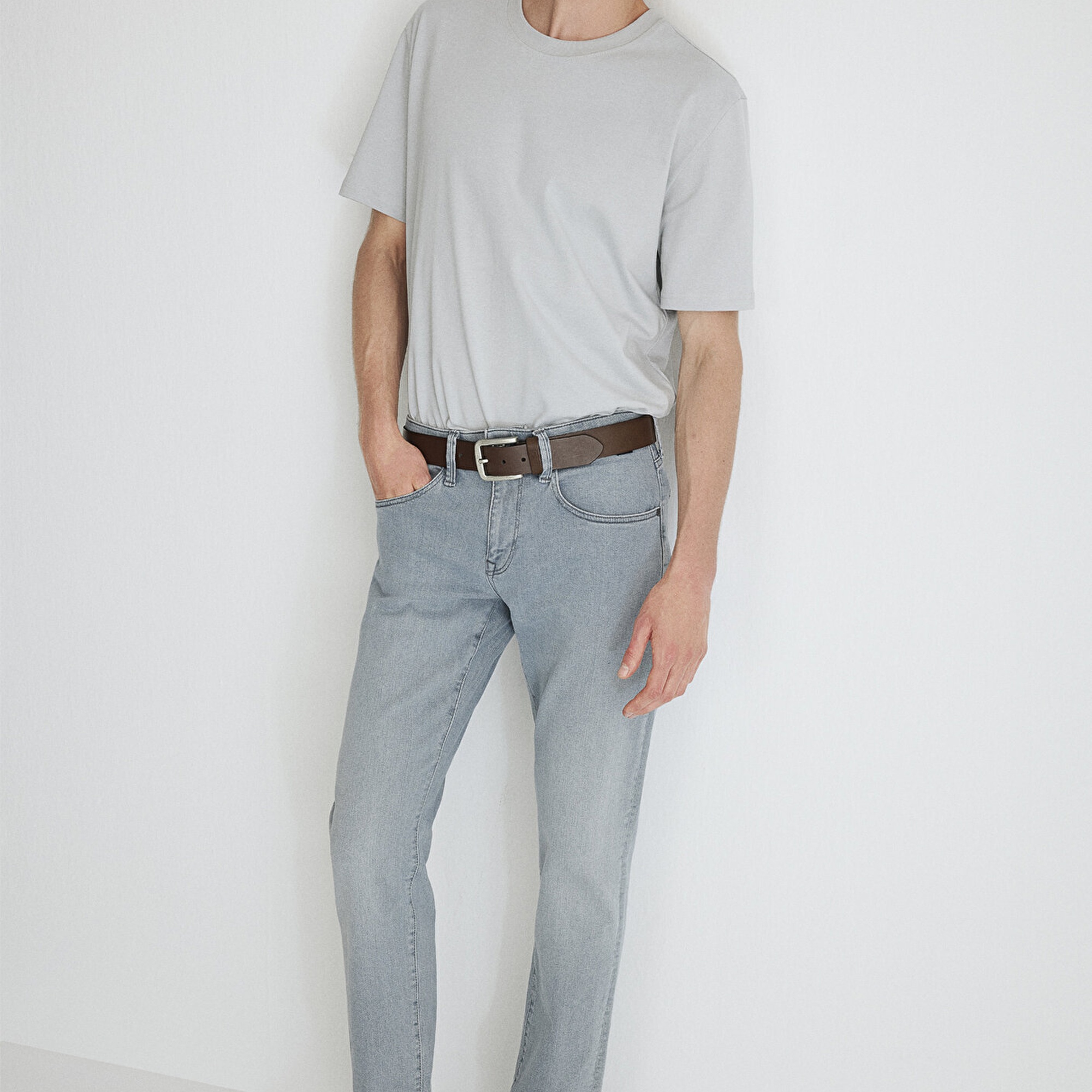 Mavi Marcus Lux Black Açık Gri Jean Pantolon 0035186548