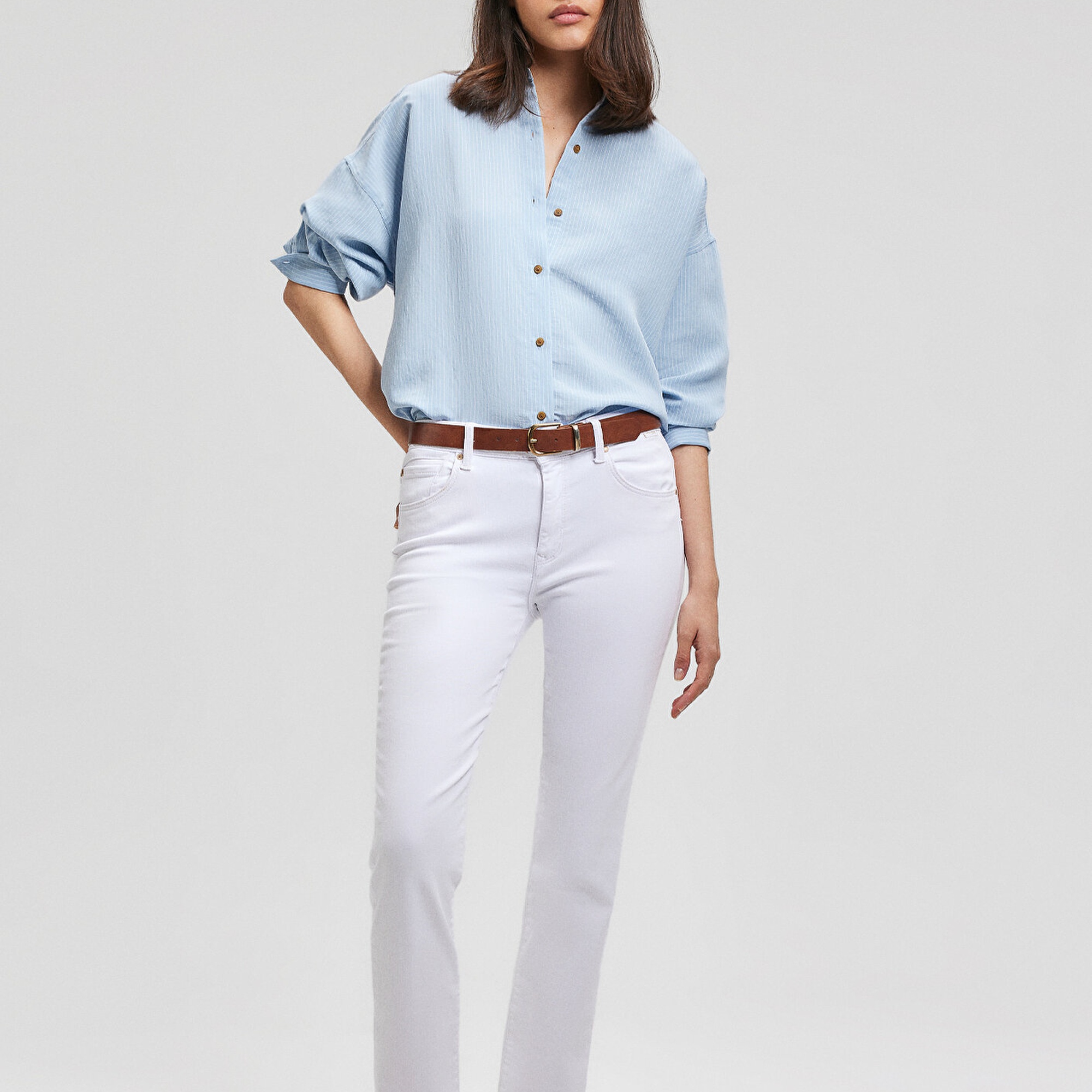 Mavi Kendra Gold Premium Beyaz Jean Pantolon 1074686459