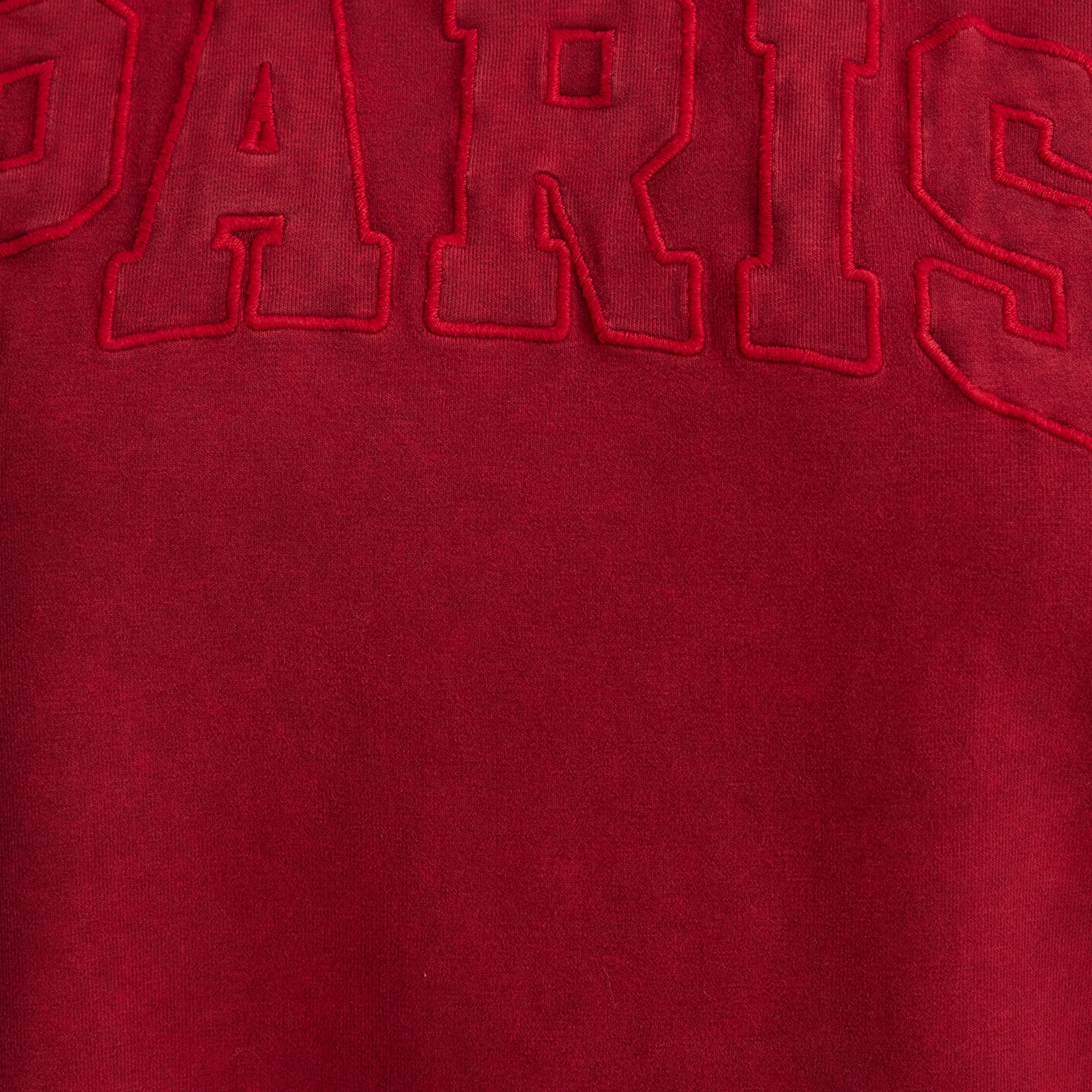 Mavi Paris Baskılı Kırmızı Tişört Oversize / Geniş Kesim 1613218-70464